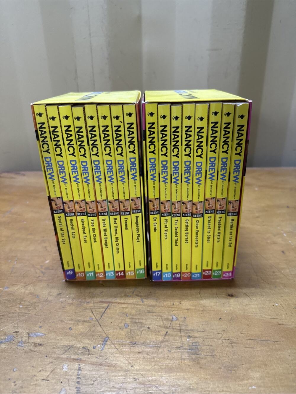 Nancy Drew Paperback Books In Slipcase Books 9-24